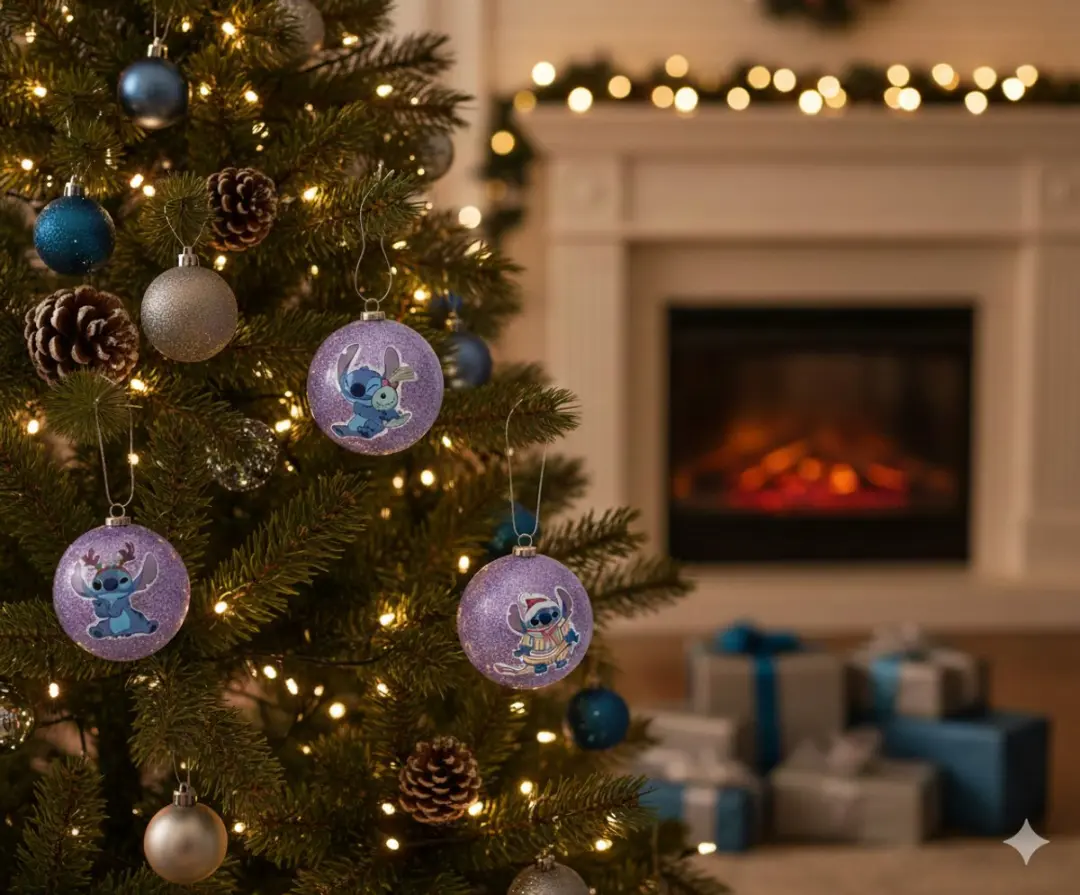 Lilo en Stitch Disney Kerstballen Set