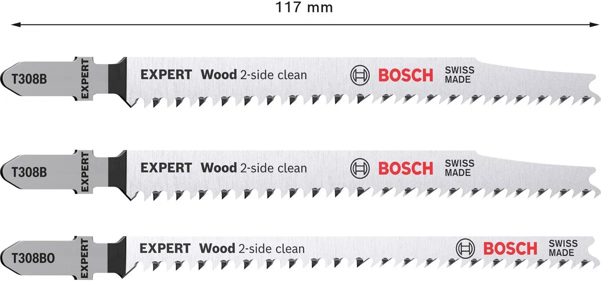 Bosch Professional Expert Wood T308B/BO Decoupeerzaagbladen