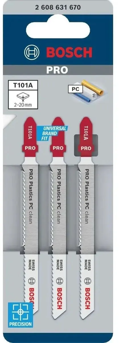 Bosch Professional Decoupeerzaagbladen T101A 3 - 3 Stuks