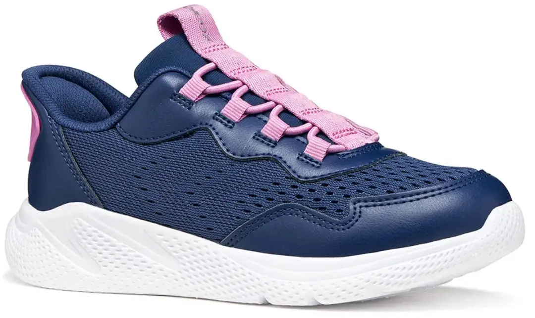 Geox Sprintye Fast In Meisjes Sneakers - Koningsblauw/Donkerroze 34 - afbeelding 3 van 6