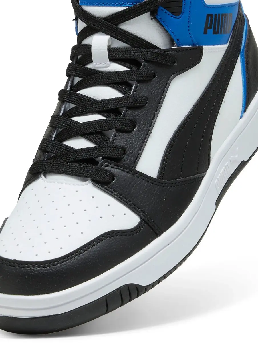 PUMA Rebound v6 Sneakers - Zwart/Wit/Team Royal - afbeelding 2 van 6