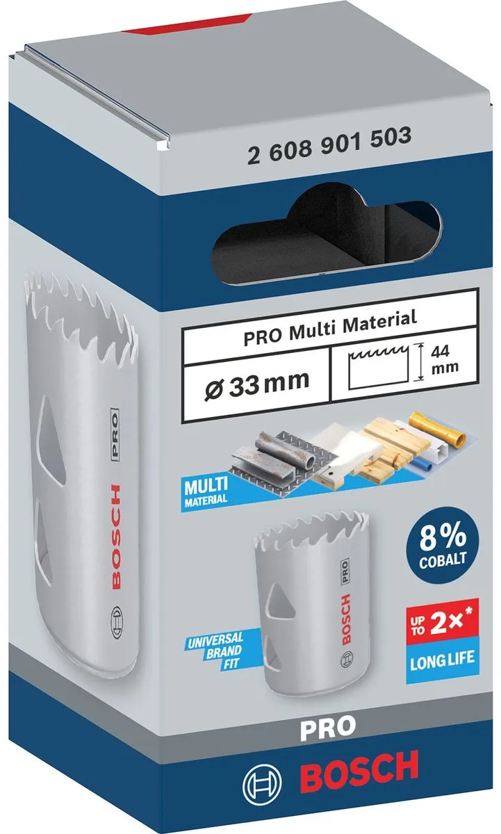 Bosch Professional Multimateriaal Gatenzaag 33mm - 26089...