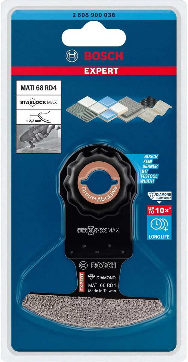 Bosch Professional EXPERT MATI68RD4 Diamant Zaagblad 68mm - Hout/Steen