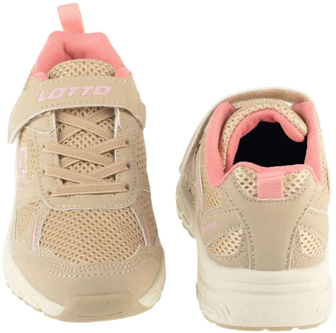 Lotto Kitaura II K Sneakers Meisjes - Beige - afbeelding 5 van 5