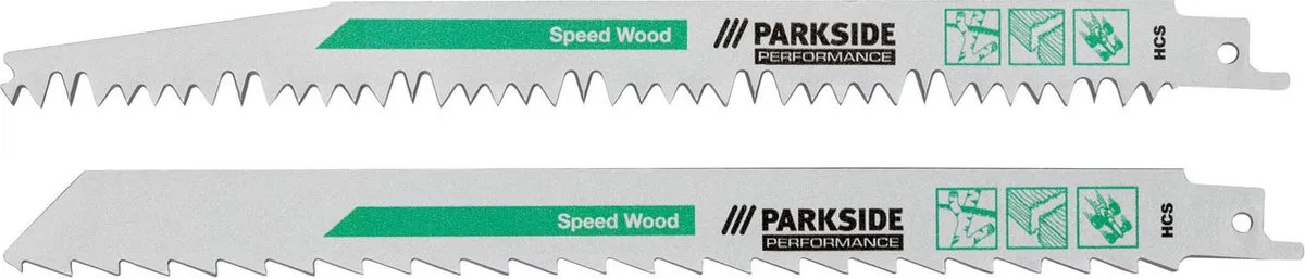 Parkside Performance Reciprozaagbladen 2 Stuks