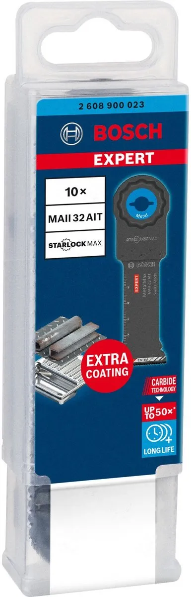 Bosch Professional EXPERT StarlockMax MAII 32 AIT Zaagblad - Metaal 32x70mm - 10 Stuks