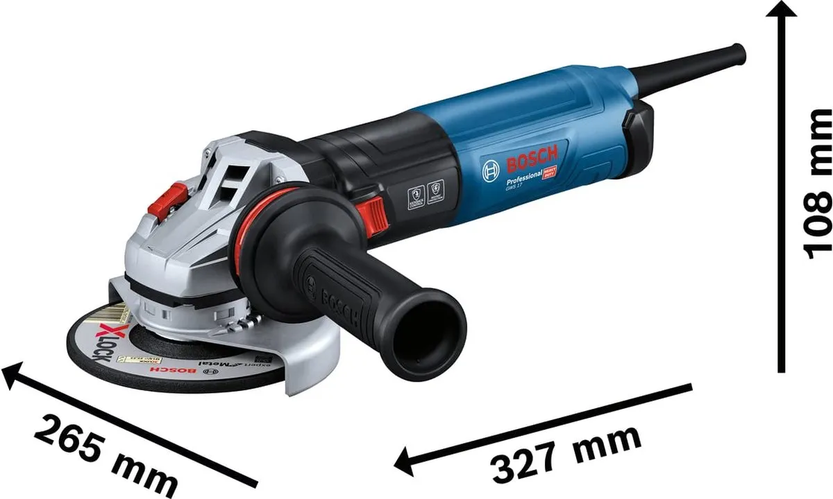 Bosch Professional GWS 17-125 TS Haakse Slijper 1700W