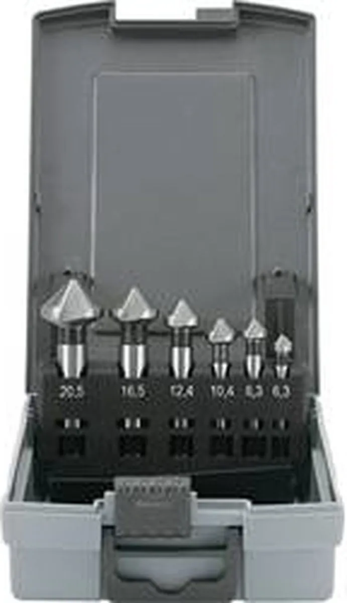 TOOLCRAFT 1614138 Kegelverzinkboorset HSS