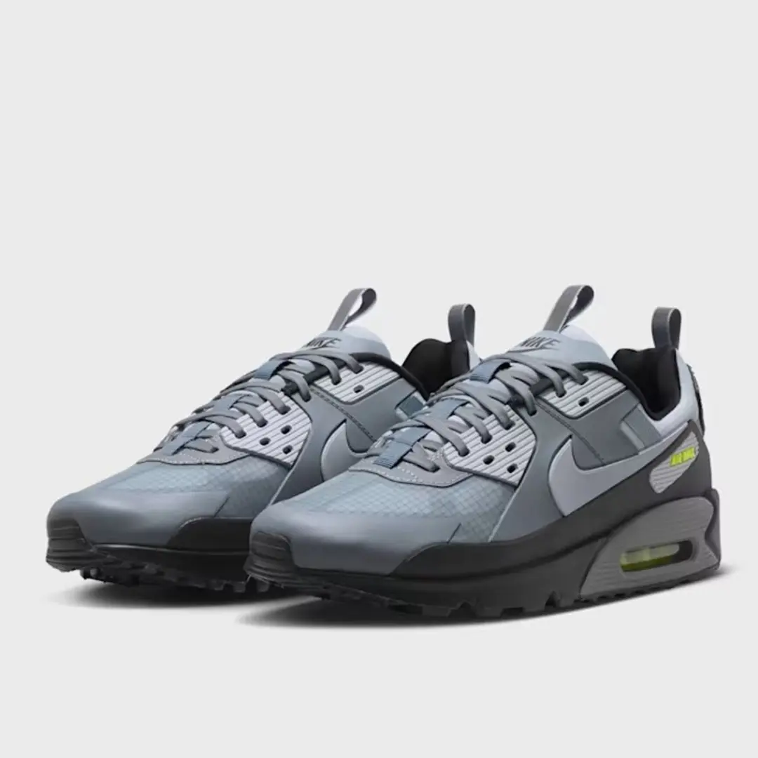 Nike Air Max 90 Drift - Maat 45 - Grijs/Zwart/Groen - afbeelding 2 van 6