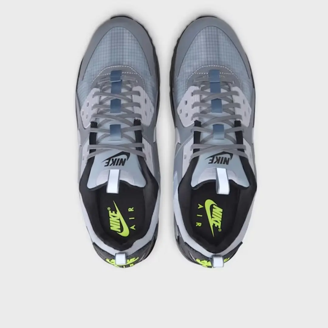 Nike Air Max 90 Drift - Maat 45 - Grijs/Zwart/Groen - afbeelding 4 van 6