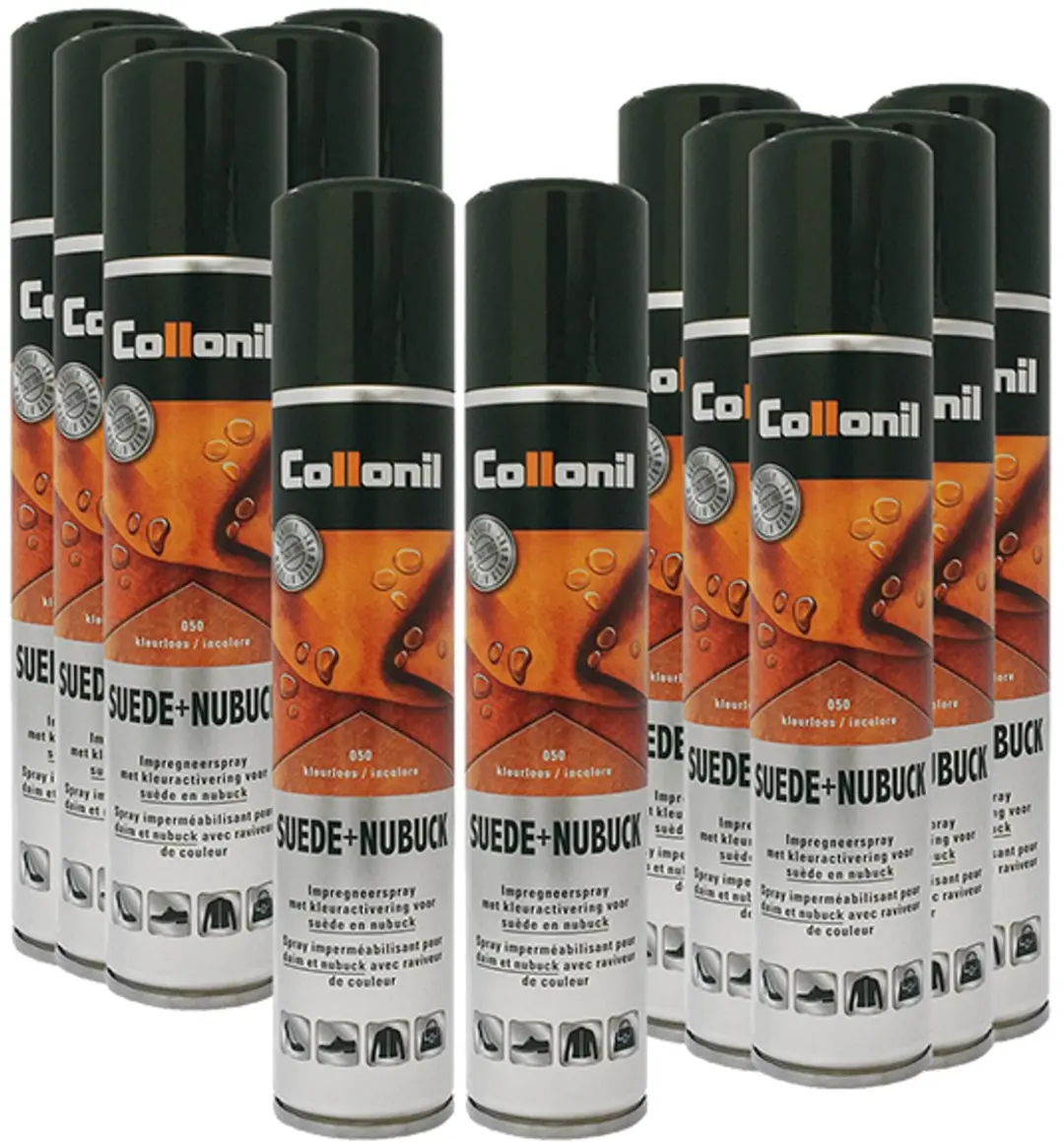 12 x Suède spray & Nubuck spray