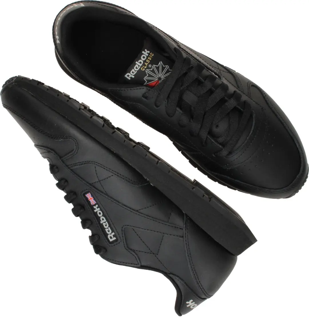 Reebok Classic Leather GY0955 Heren Sneakers - Zwart - afbeelding 6 van 6