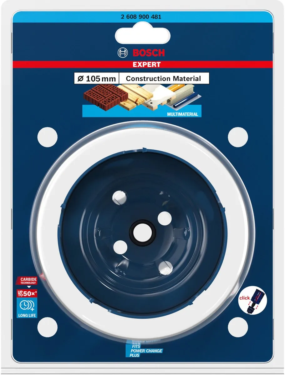Bosch Professional Expert Gatzaag 105x60mm Metaal - 2608900481