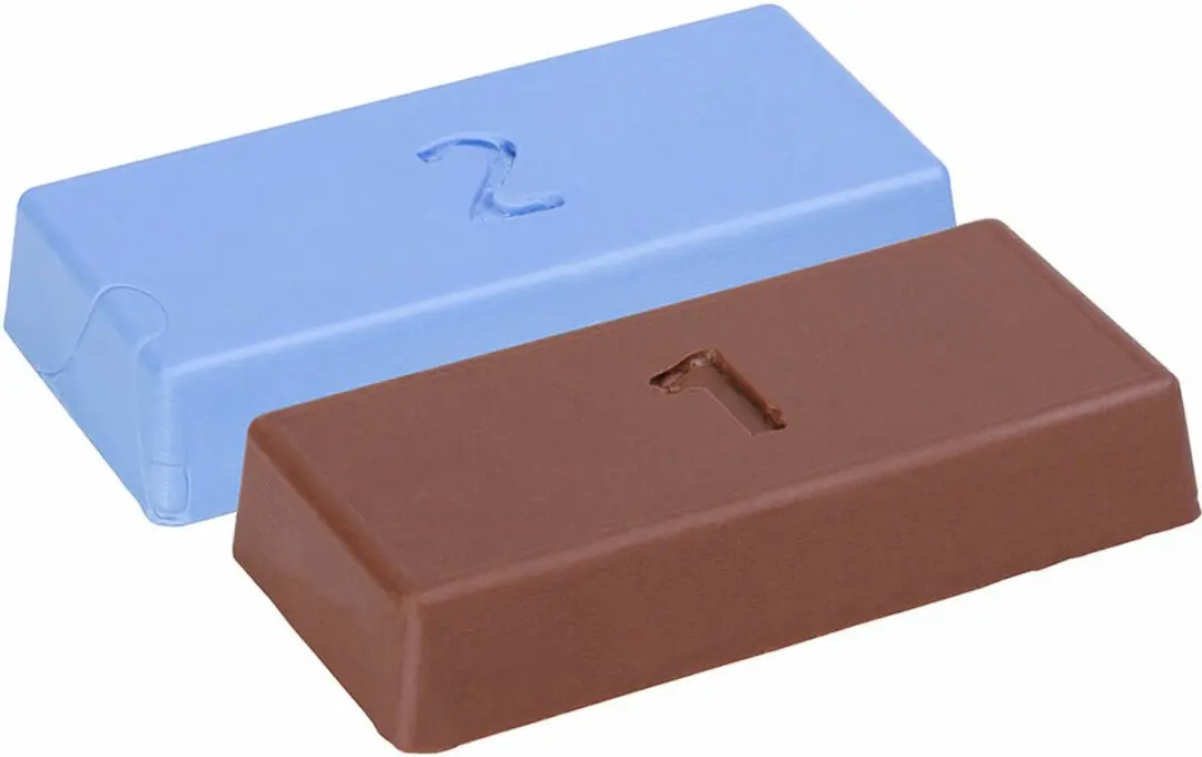 Wolfcraft Polijstpastaset 2-delig 2134000 - Blauw/Bruin