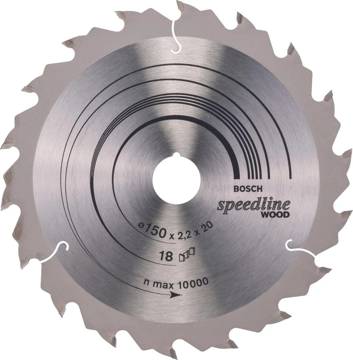 Bosch Professional Cirkelzaagblad CIRKZB SPEED 150X20X2,2 18T