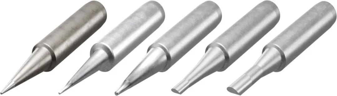 Goobay Tools Soldeerpunten set van 5 met 3 vormen voor soldeerbout 77995: 2x con