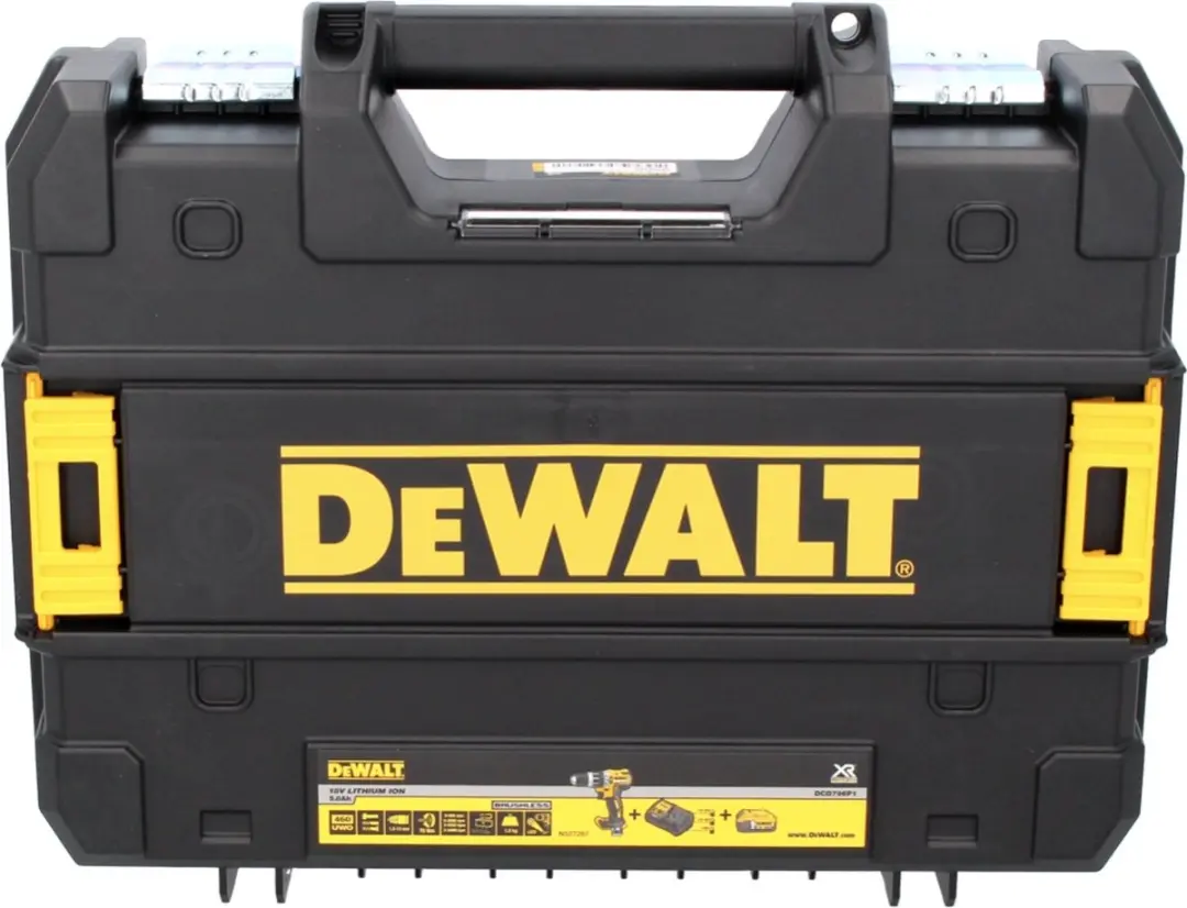 DeWalt DCD796NT Klopboormachine 18V 70Nm Borstelloos - 5Ah - 2 snelheden