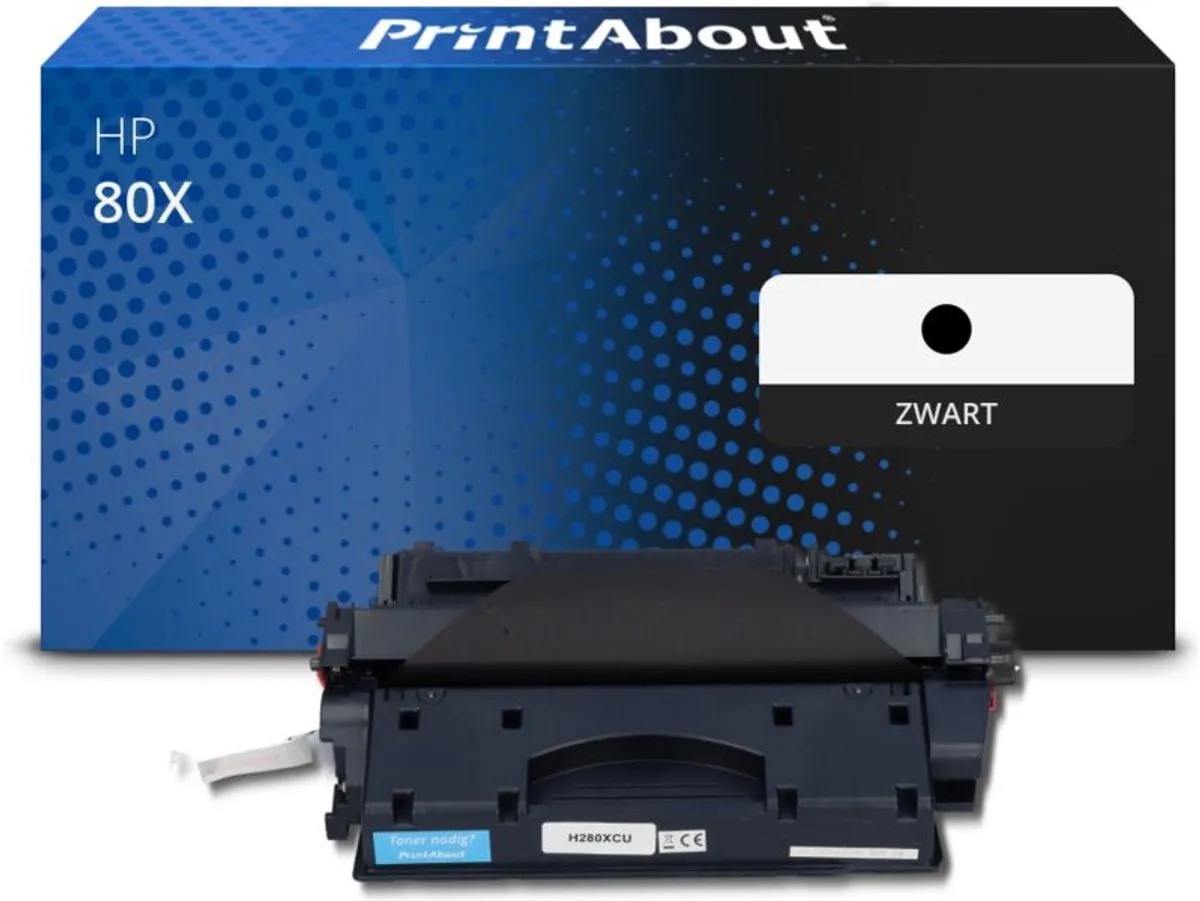 PrintAbout HP 80X CF280X Toner Zwart