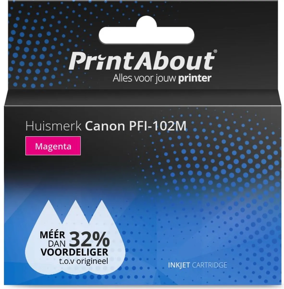 PrintAbout PFI-102M Inktcartridge