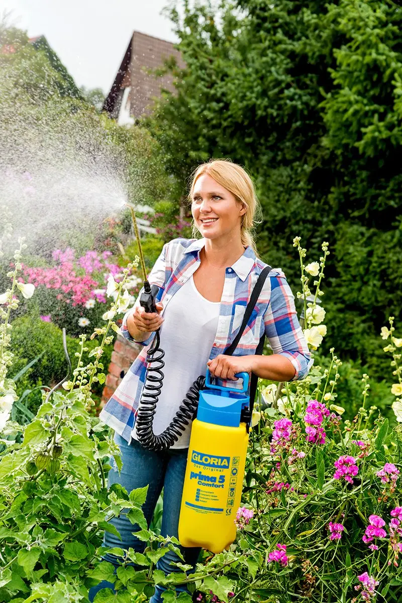 Gloria Prima 5 Comfort Drukspuit 5L - Spiraalslang