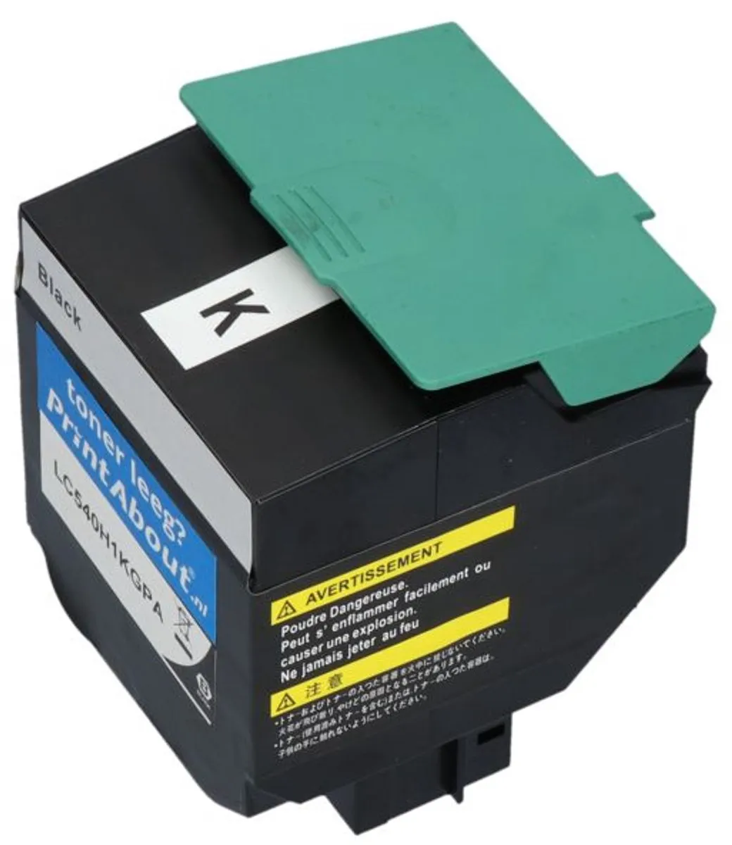 PrintAbout Lexmark C540H1KG Toner Zwart - 2.500 Pagina's
