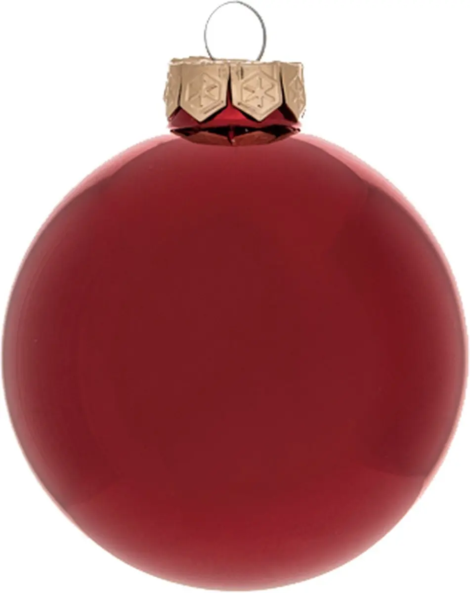 Decoris Kerstballen Set 16 Stuks - Rood - Blinkend & Mat - afbeelding 4 van 6