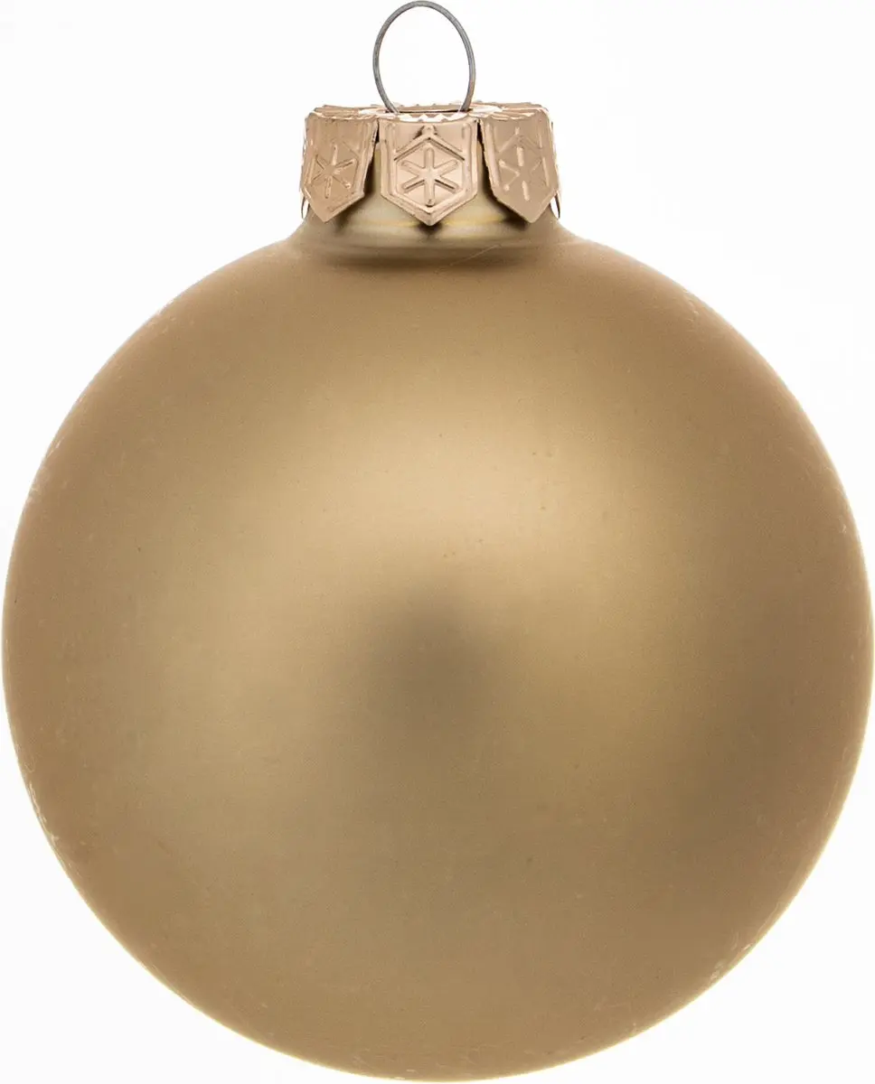 Decoris Kerstballen Goud 8cm