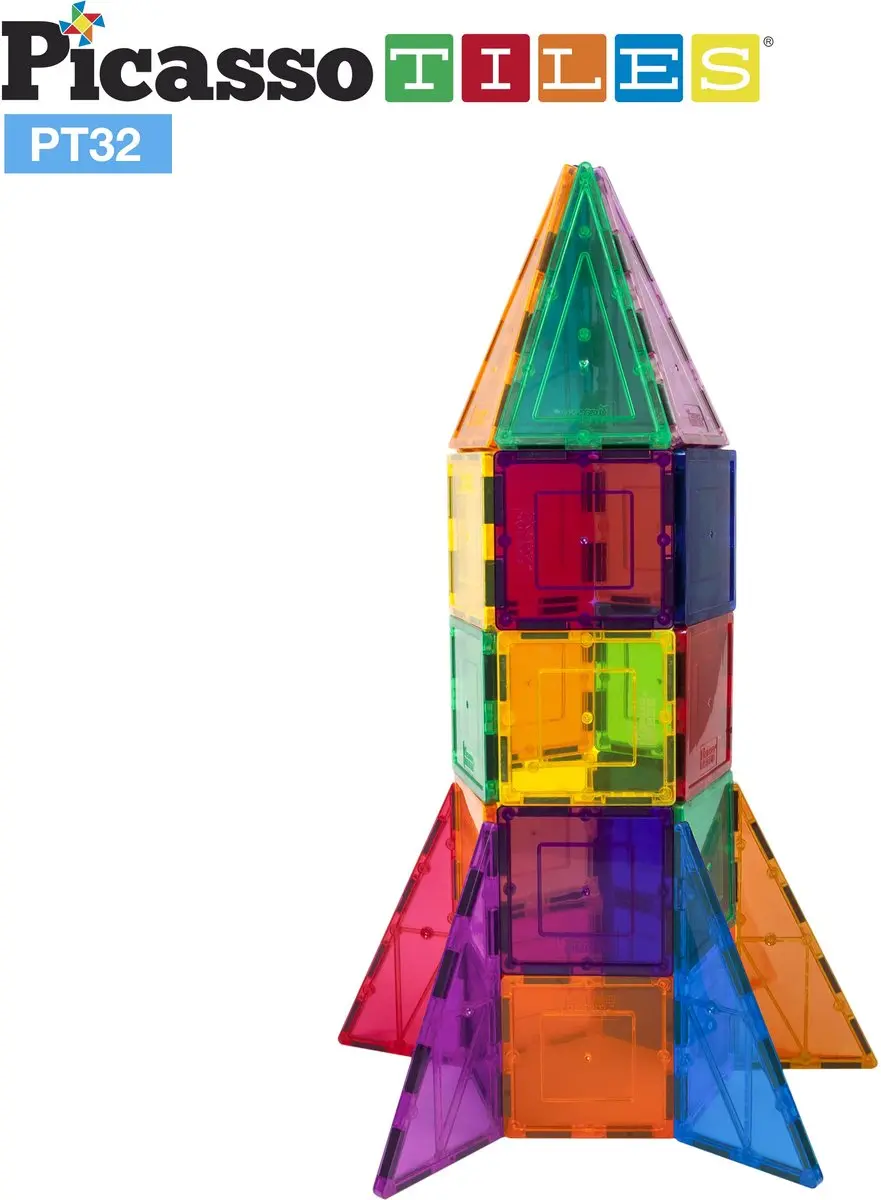 Tactic Picasso Tiles PT32 Magnetische Tegels - 32-delig