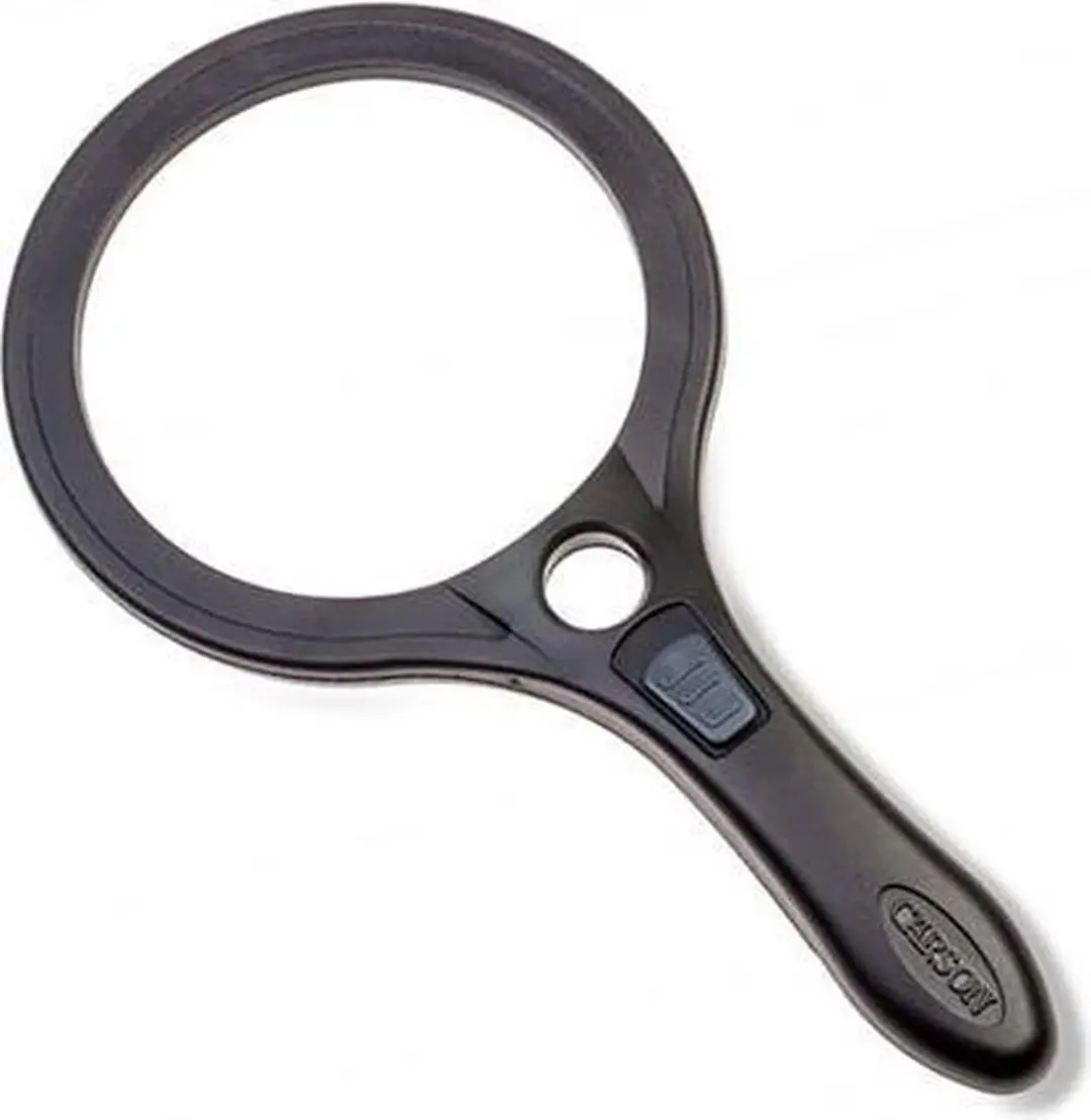 Carson Steelloep AS-95 LED 110mm Acryl - Zwart - afbeelding 3 van 6