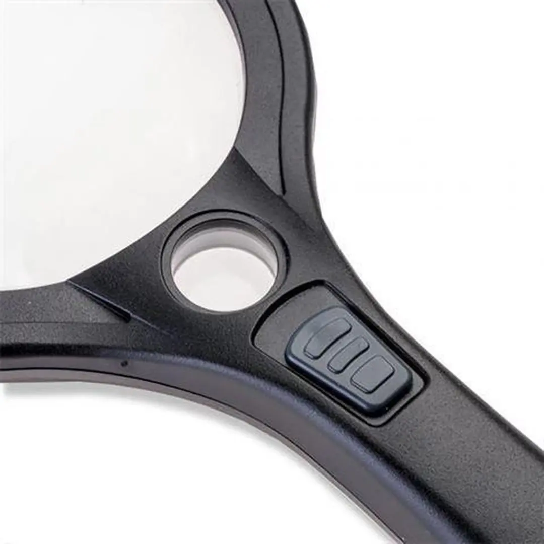 Carson Steelloep AS-95 LED 110mm Acryl - Zwart - afbeelding 2 van 6