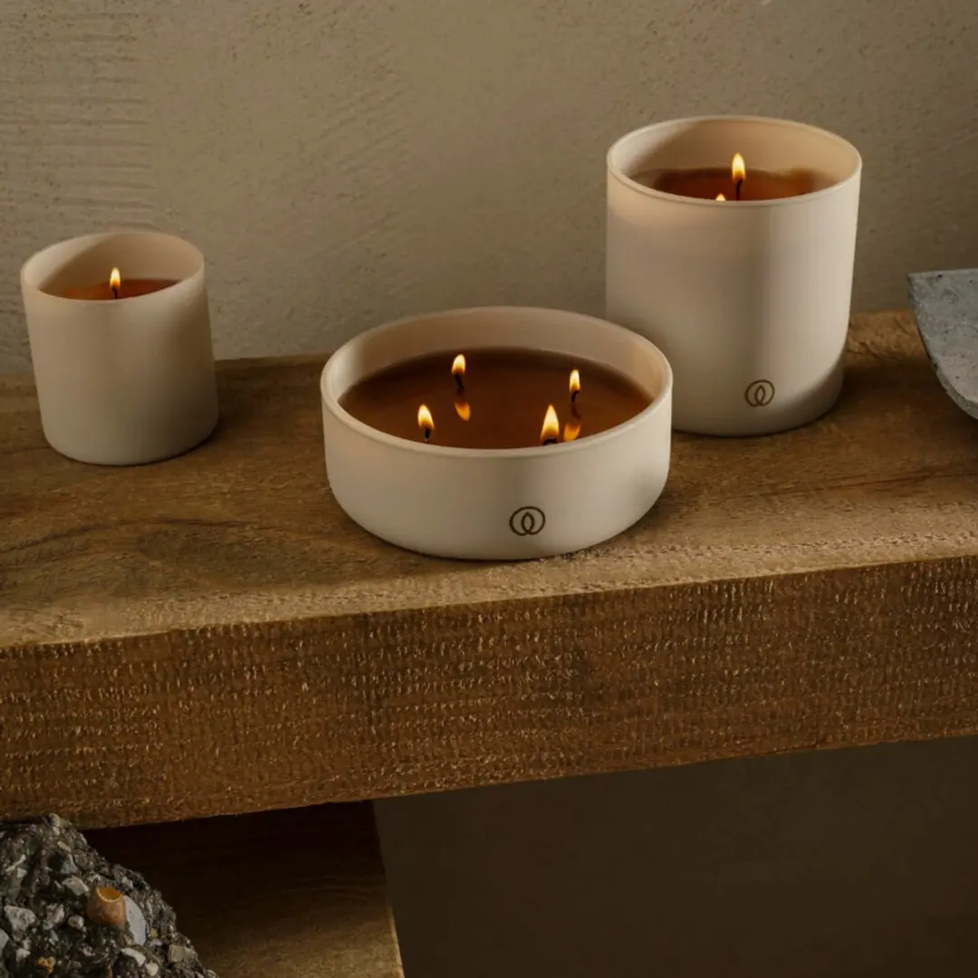Spaas Glow Geurkaars Katoenbloesem & Muskus - 55 Uur