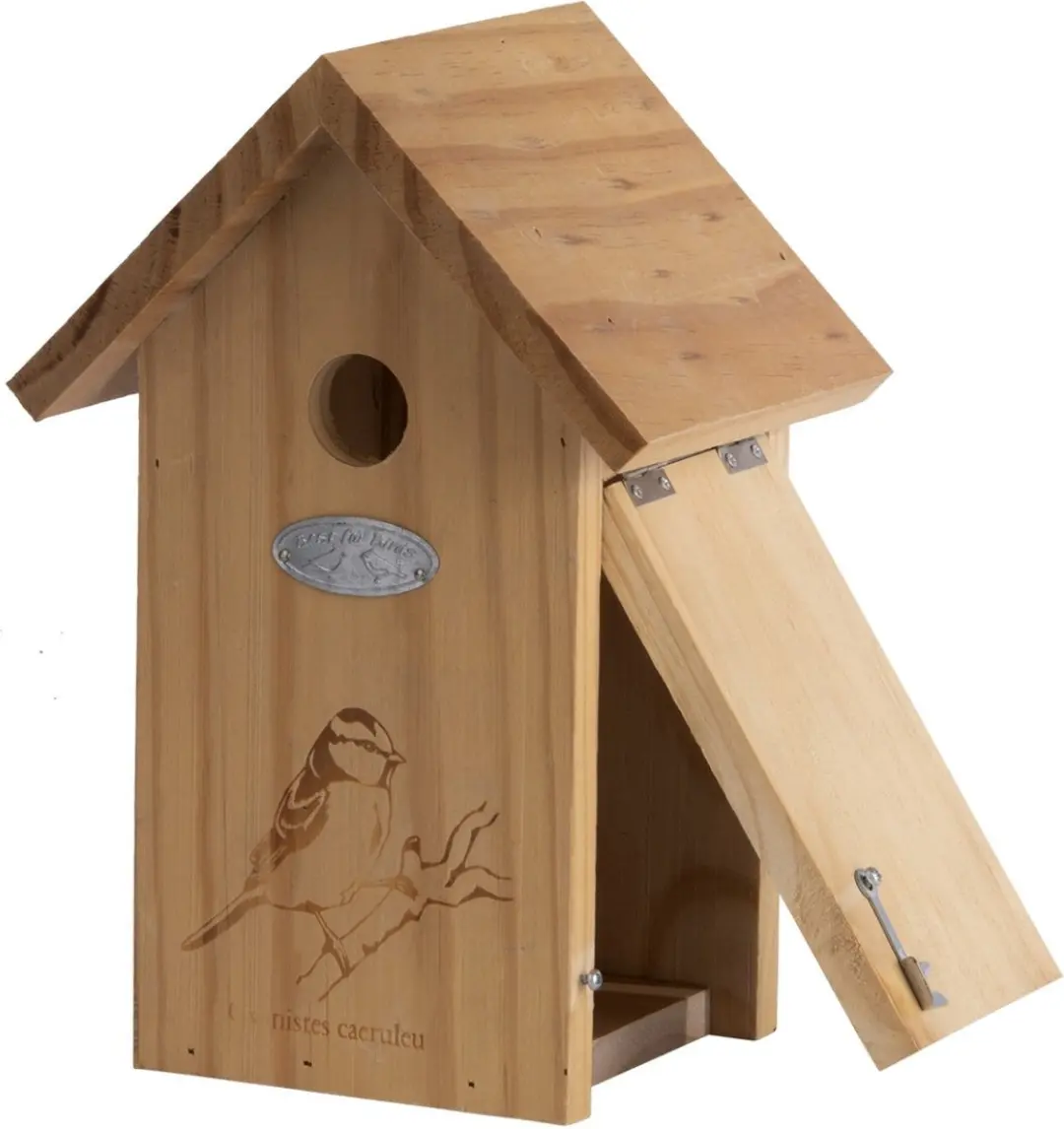 Esschert Design Pimpelmees Vogelhuisje 26cm - Eiken