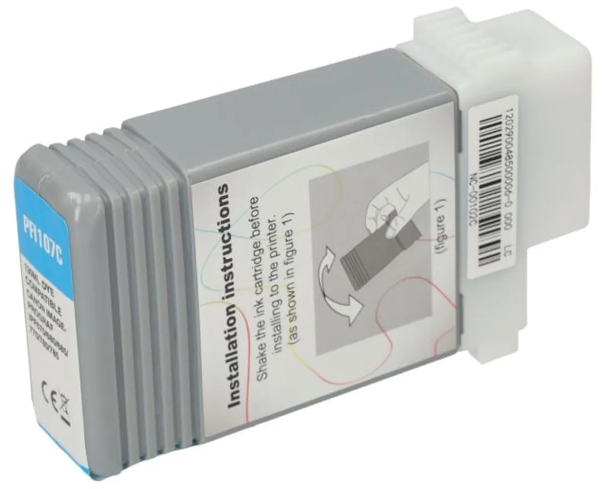PrintAbout PFI-107C Inktcartridge - Cyaan - 130ml - Canon