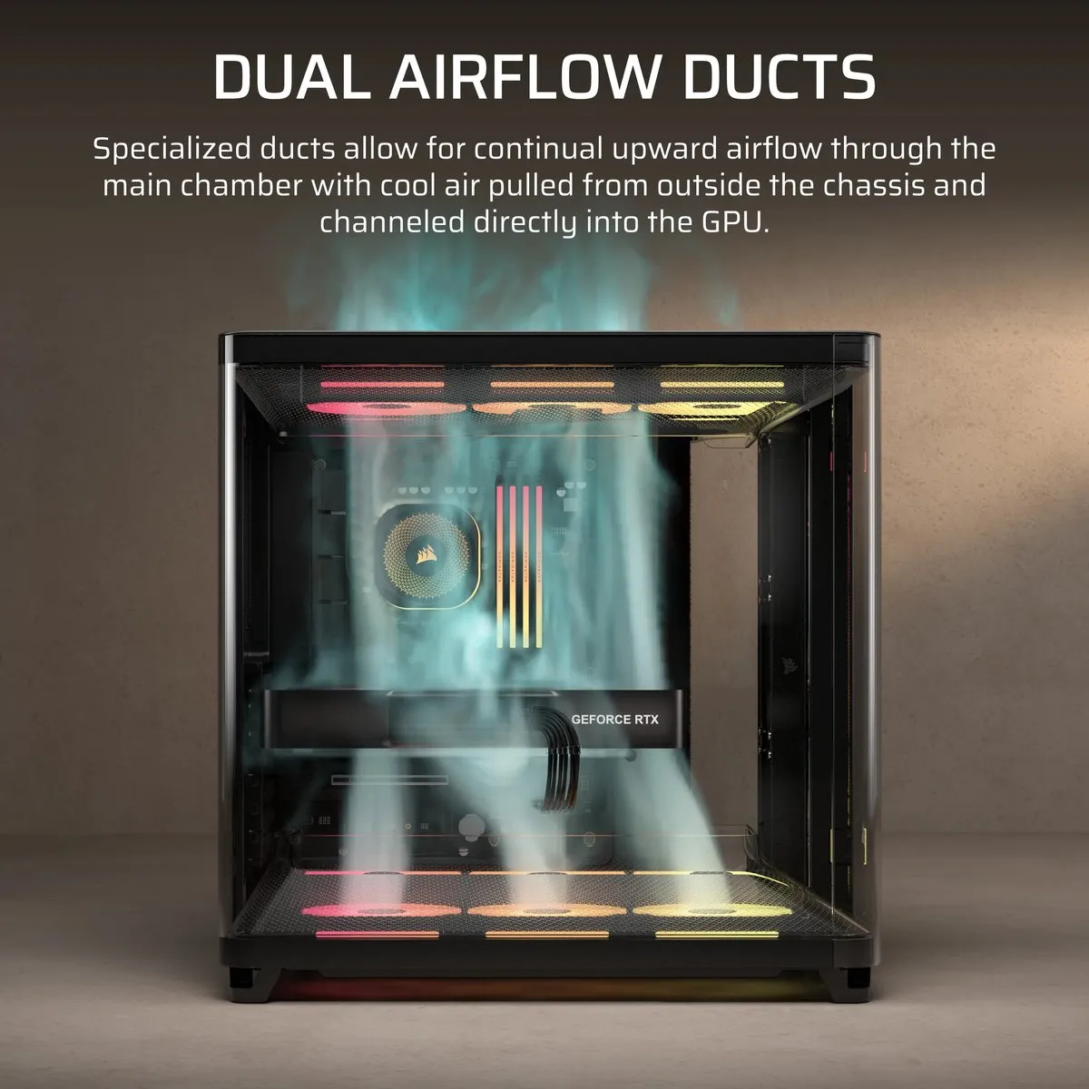 Corsair AIR 5400 LX-R Midi Tower - Zwart - afbeelding 6 van 6