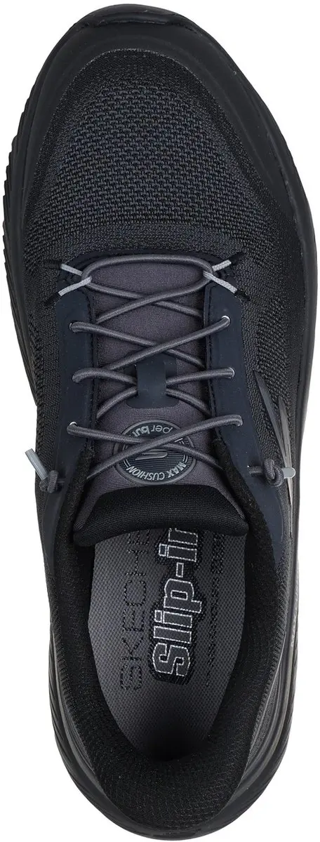 Skechers Go Walk Max Hyper Burst Hardloopschoenen 217128-BBK - Zwart - afbeelding 3 van 6