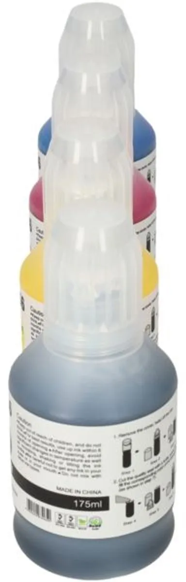 PrintAbout Canon GI-56BK/C/M/Y Inktcartridge 4-kleuren - 595ml