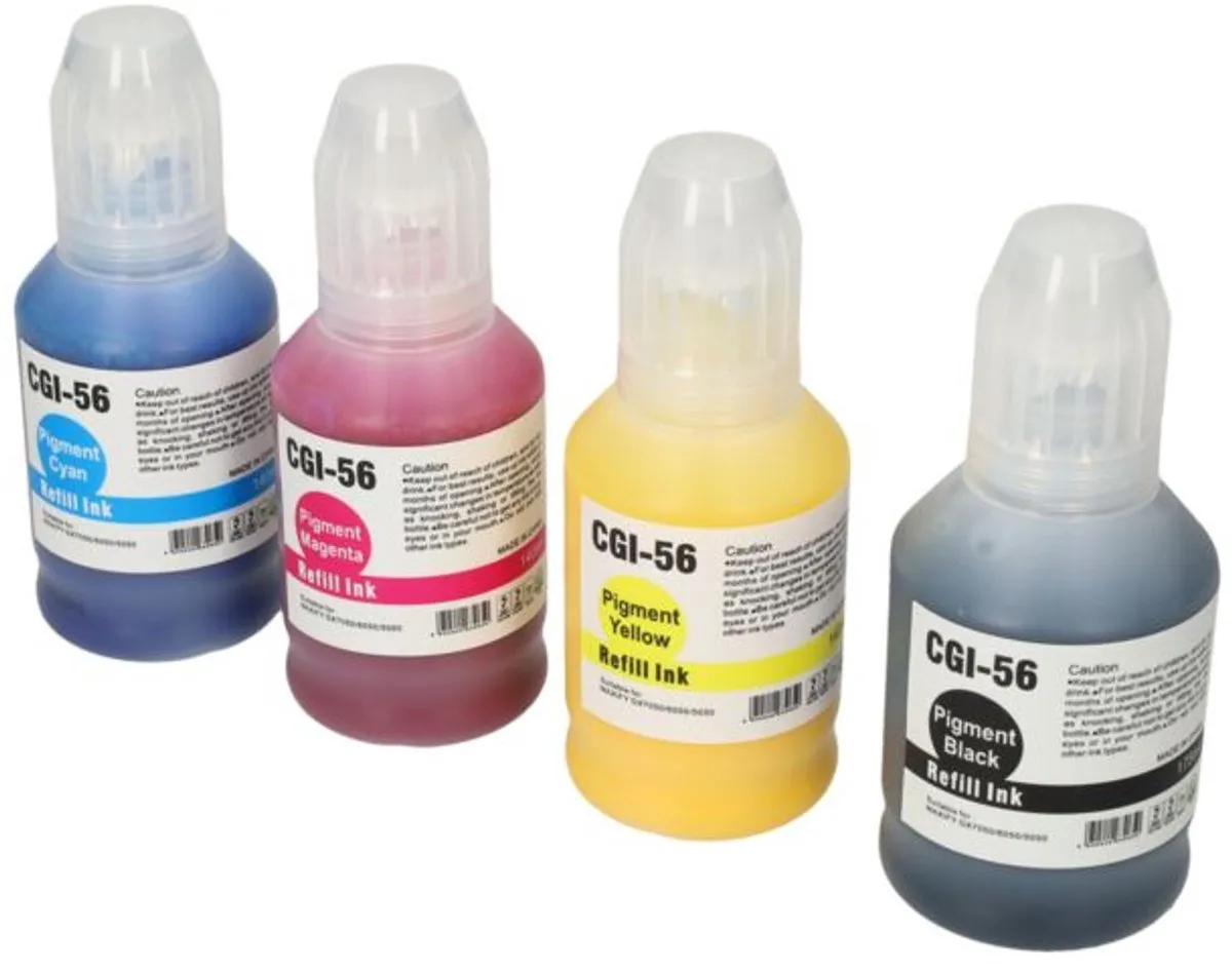 PrintAbout Canon GI-56BK/C/M/Y Inktcartridge 4-kleuren