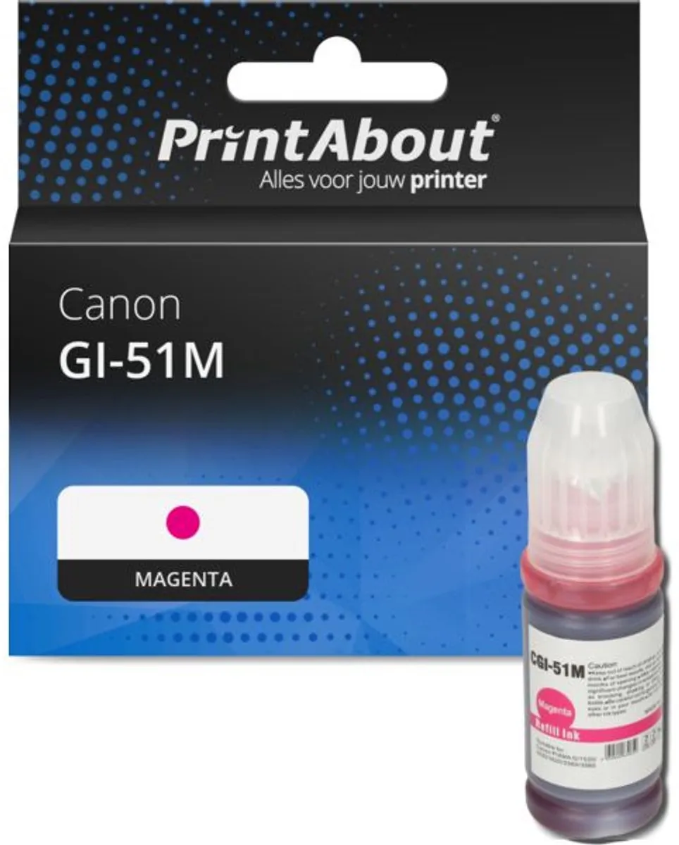 PrintAbout GI-51M Inktcartridge Magenta