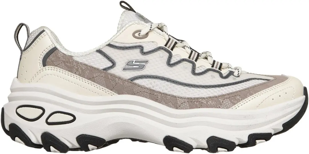 Skechers D'Lite Max 180399-WBK Damessneakers