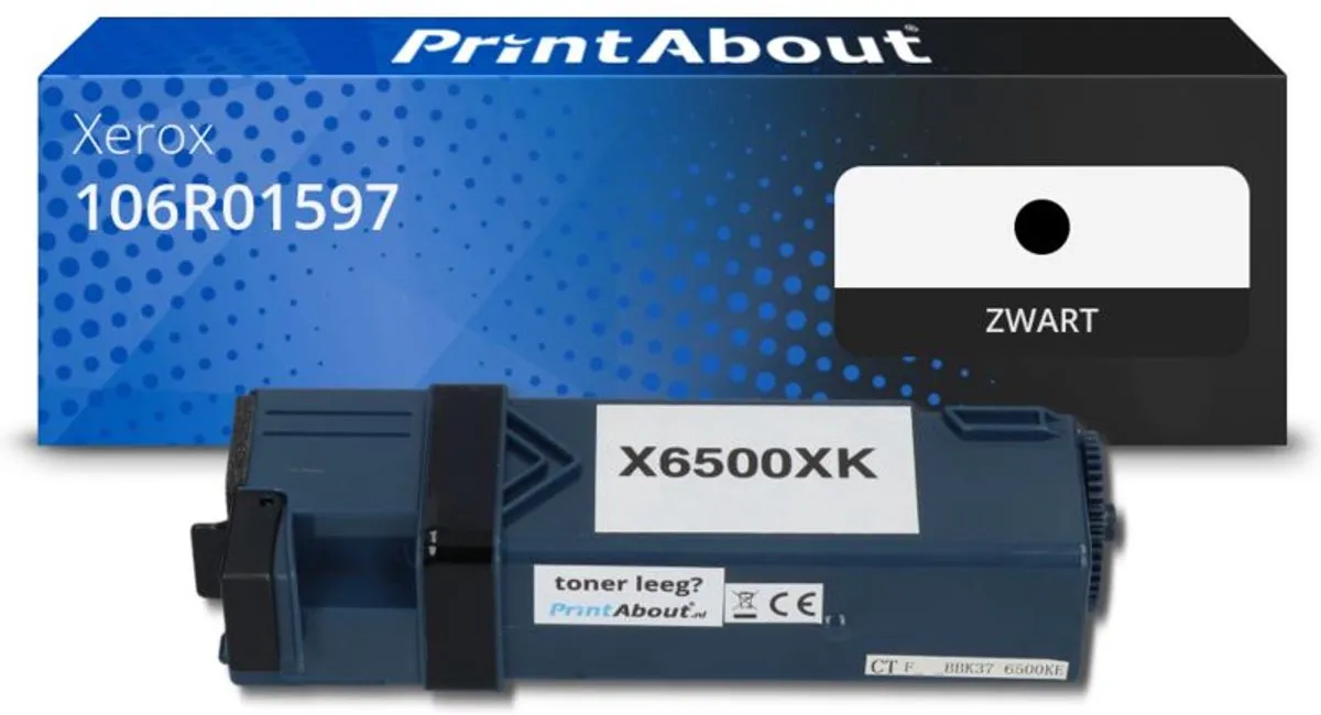 PrintAbout Xerox 106R01597 Toner Zwart