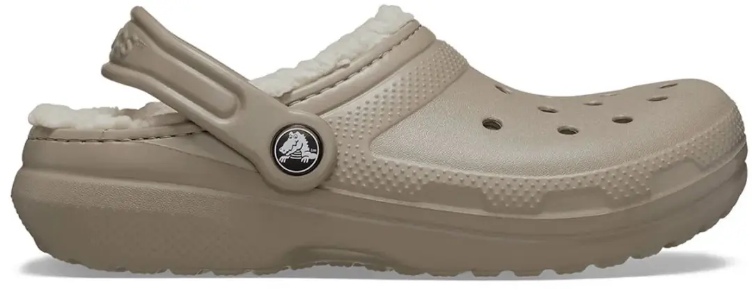 Crocs Classic Lined Klompen - Beige - EU 34/35 - afbeelding 3 van 4
