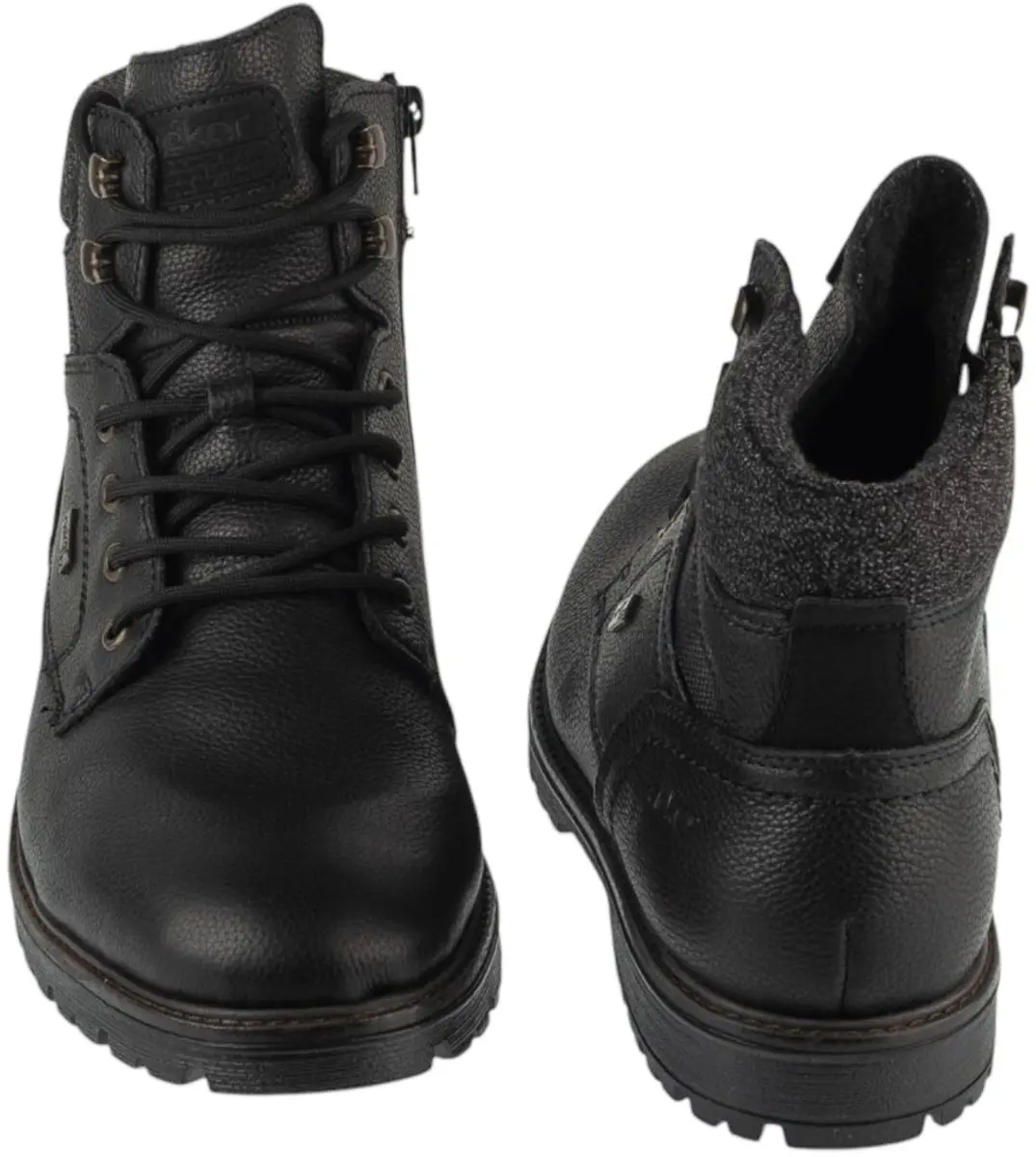 Rieker F3616-00 Laarsjes - Zwart - Maat 46