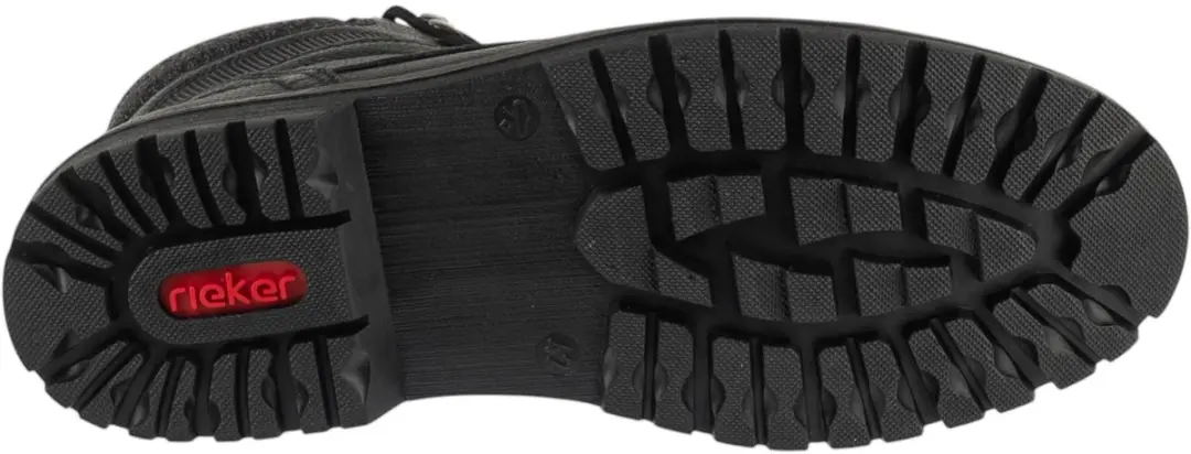 Rieker F3616-00 Laarsjes - Zwart - Maat 46