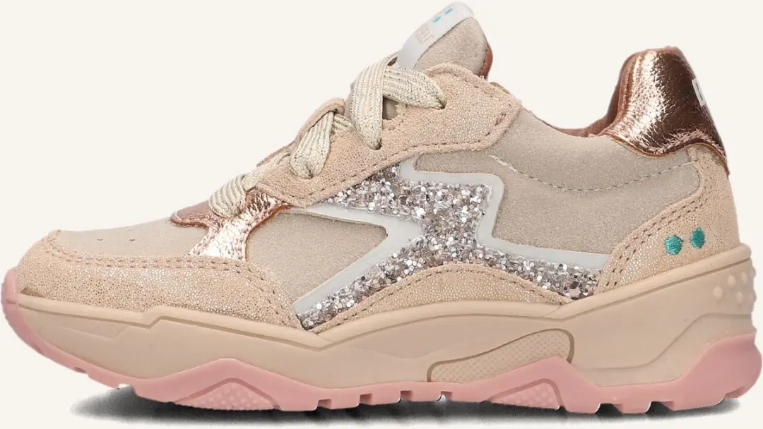 BunniesJR 225876-974 Meisjes Lage Sneakers - Roze - 24 - afbeelding 4 van 6