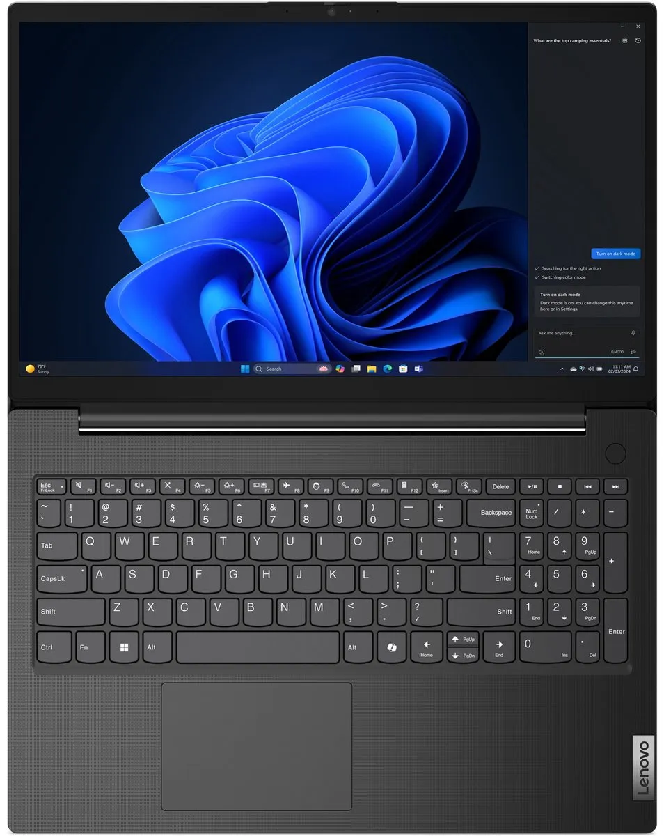 Lenovo V15 G5 IRL Laptop - i3-1315U 16GB 512GB SSD - 15,6" Full HD - Zwart