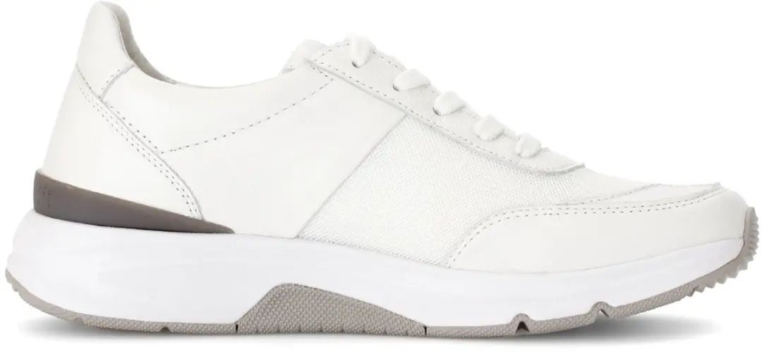 Gabor rollingsoft sensitive 66.897.50 - dames rollende wandelsneaker - Wit - maat 42 (EU) 8 (UK)