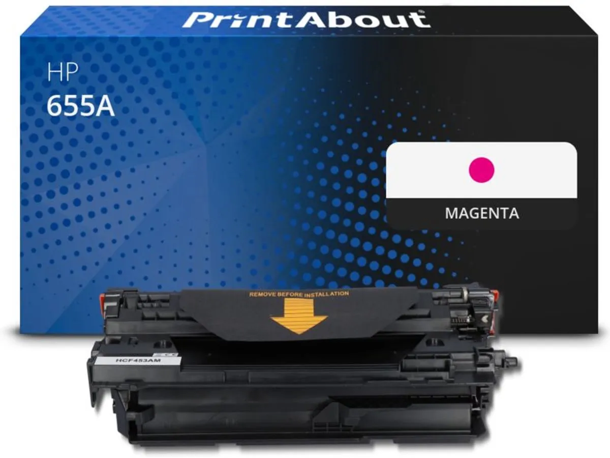 PrintAbout Huismerk HP 655A CF453A Toner Magenta