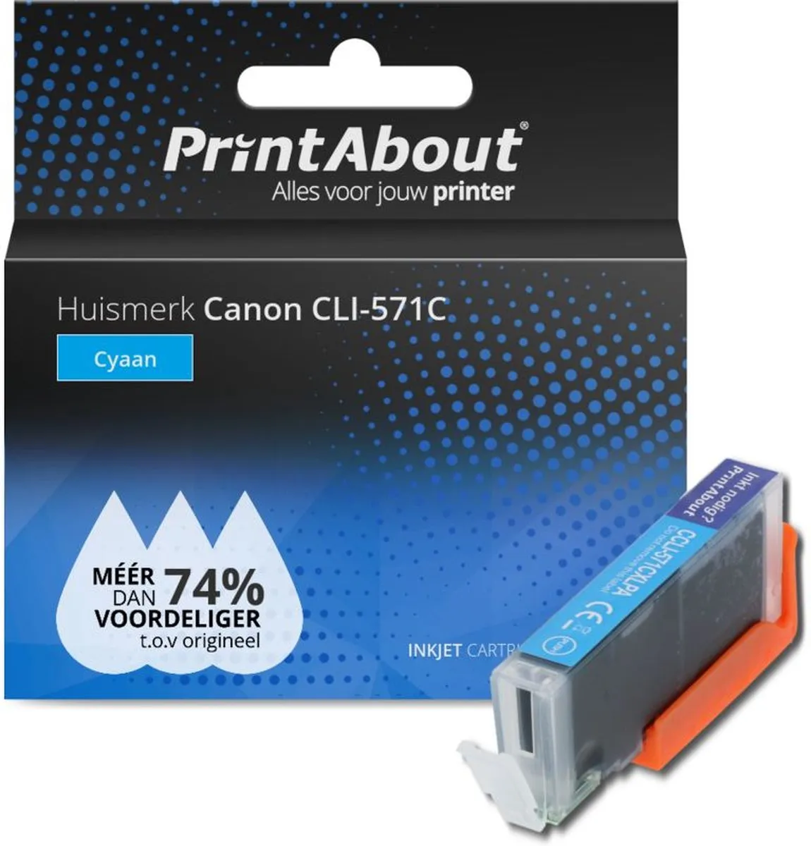 PrintAbout CLI-571C Inktcartridge