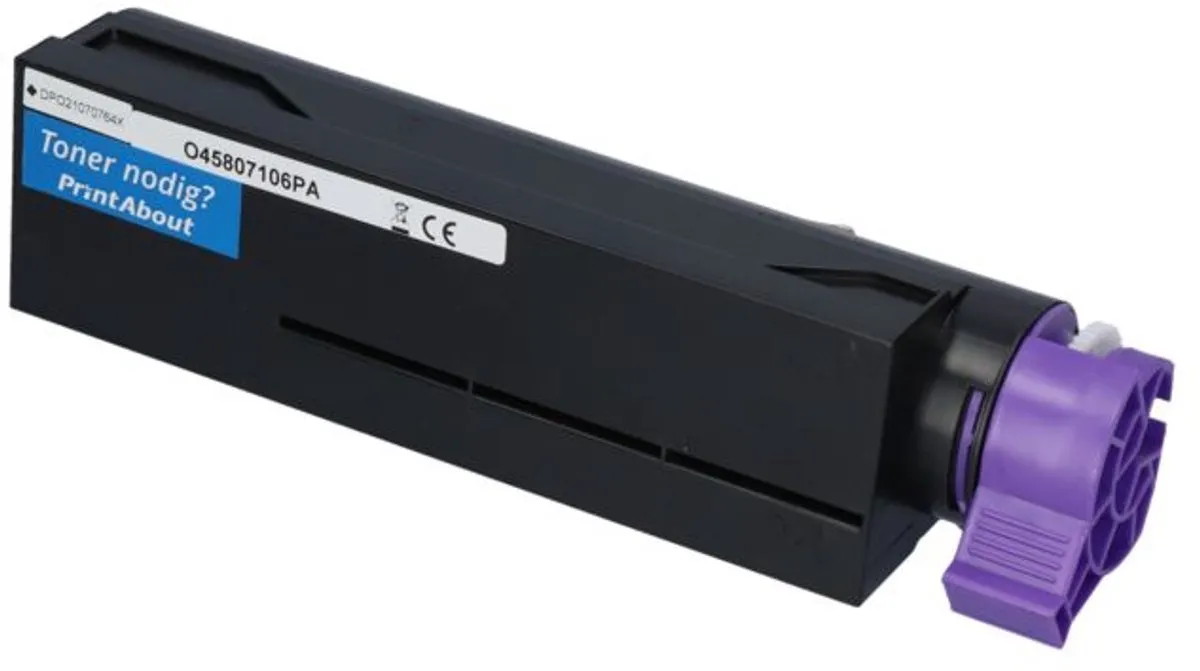 PrintAbout Huismerk 45807106-PA Toner Zwart