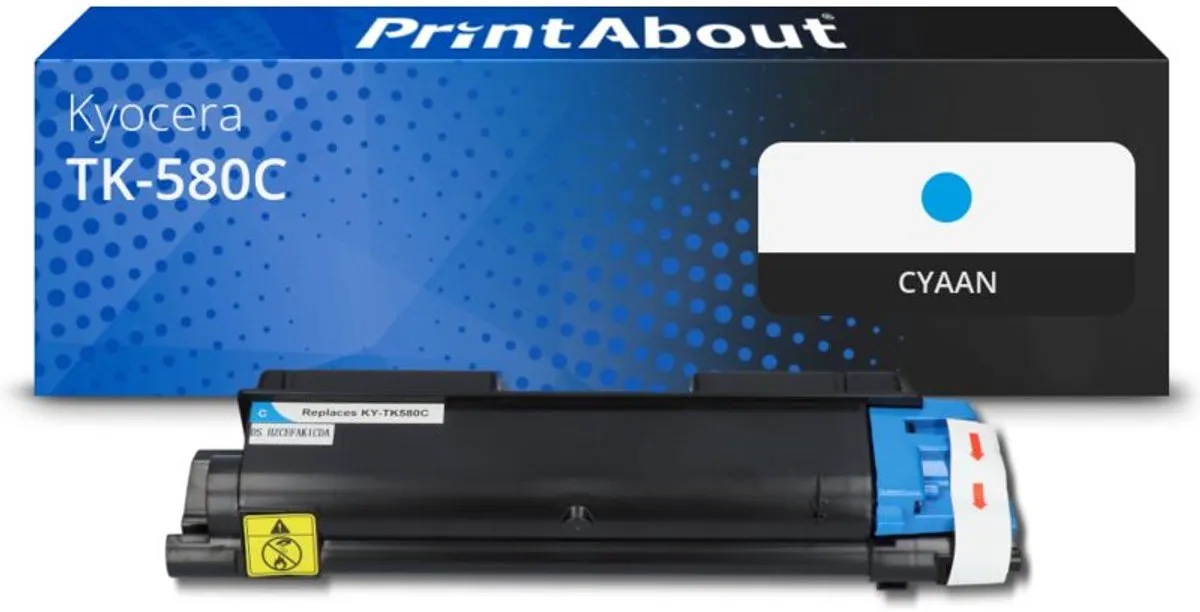 PrintAbout Kyocera TK-580C-PA Toner